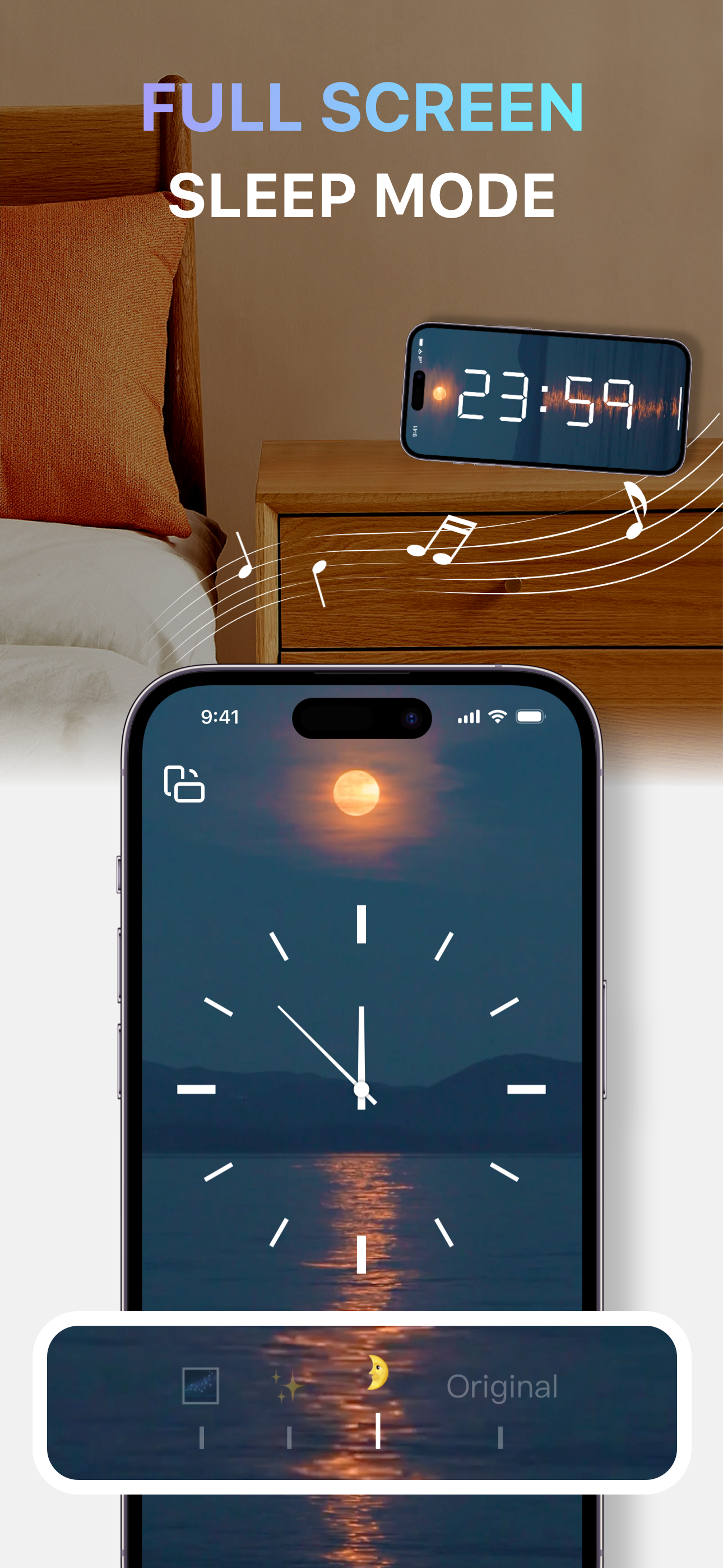 Nightstand Desk Clock & Widget