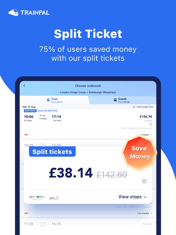 TrainPal - Buy Train Tickets screenshot 2