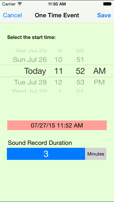 Screenshot #3 pour Sound Record Event