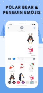 Polar Bear and Penguin Emojis screenshot #4 for iPhone