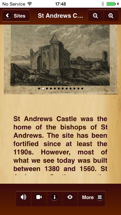 Mediaeval St Andrews App Screenshot
