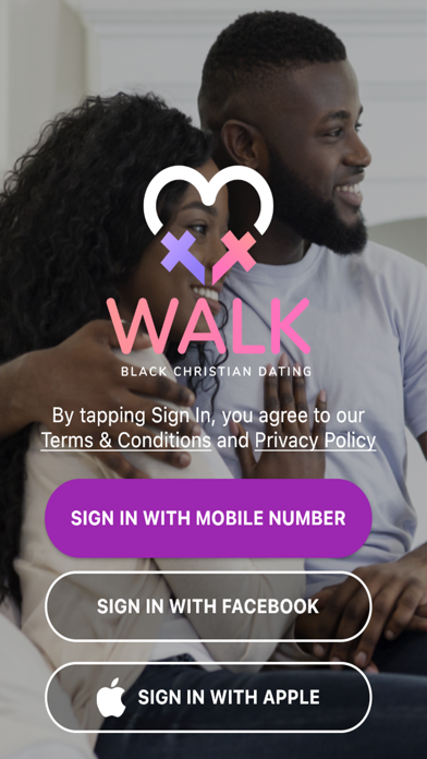 Walk - Black Christian Dating Screenshot