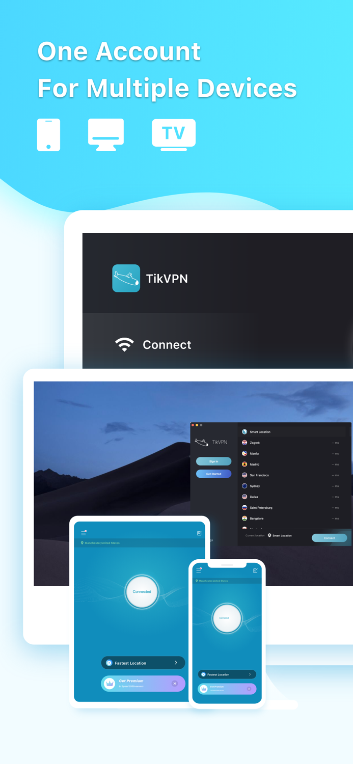 TikVPN-Super Secure VPN Proxy