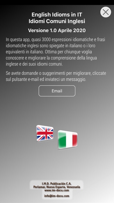 Screenshot #1 pour Idiomi Comuni Inglesi