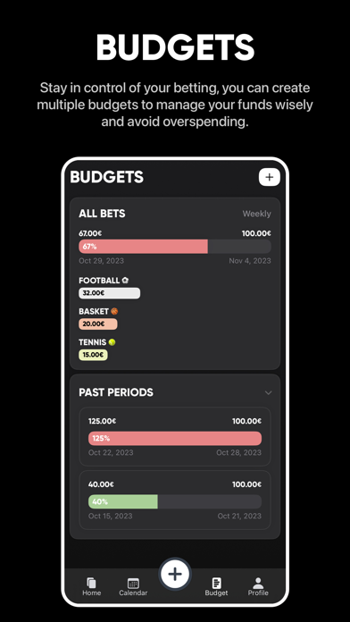 Betty - Sports Bet Tracker Screenshot