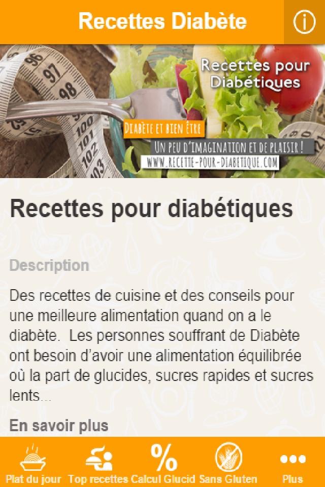 Recettes pour diabétiques screenshot 3