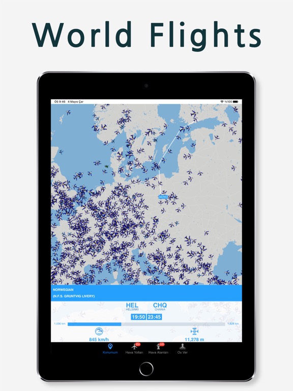 Screenshot #4 pour World Flights: See Live flight