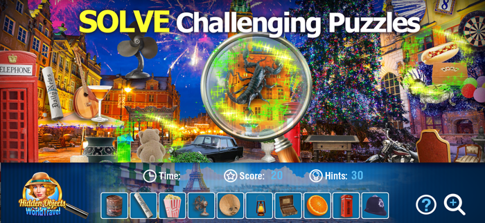 Hidden Object Travel Quest USA