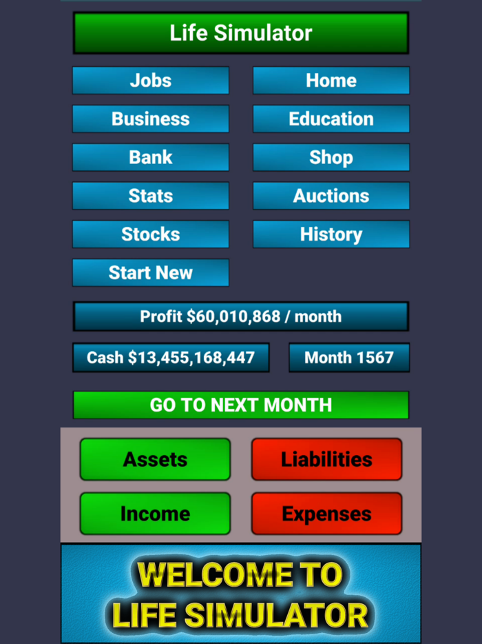 Life Simulator - Business Game