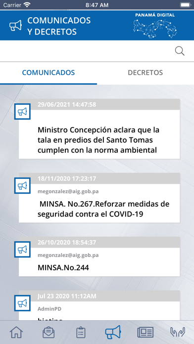 Panamá Digital Screenshot