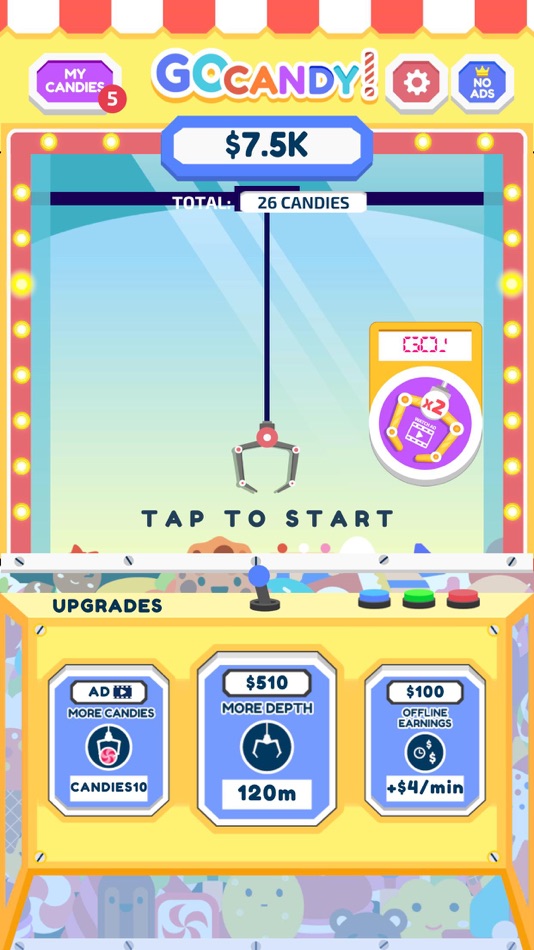 #1. Go Candy! (iOS) 由: OVIVO Games