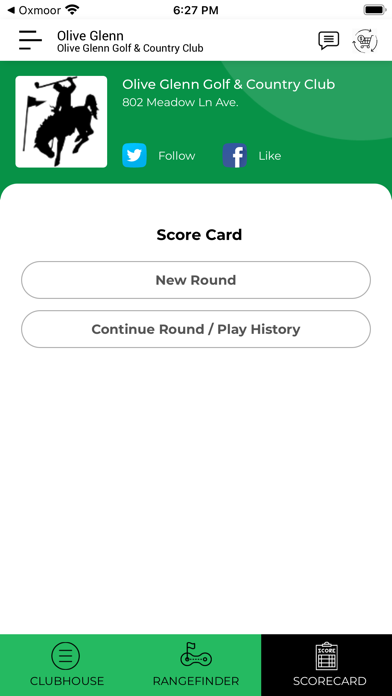 Olive Glenn Golf & CC Screenshot