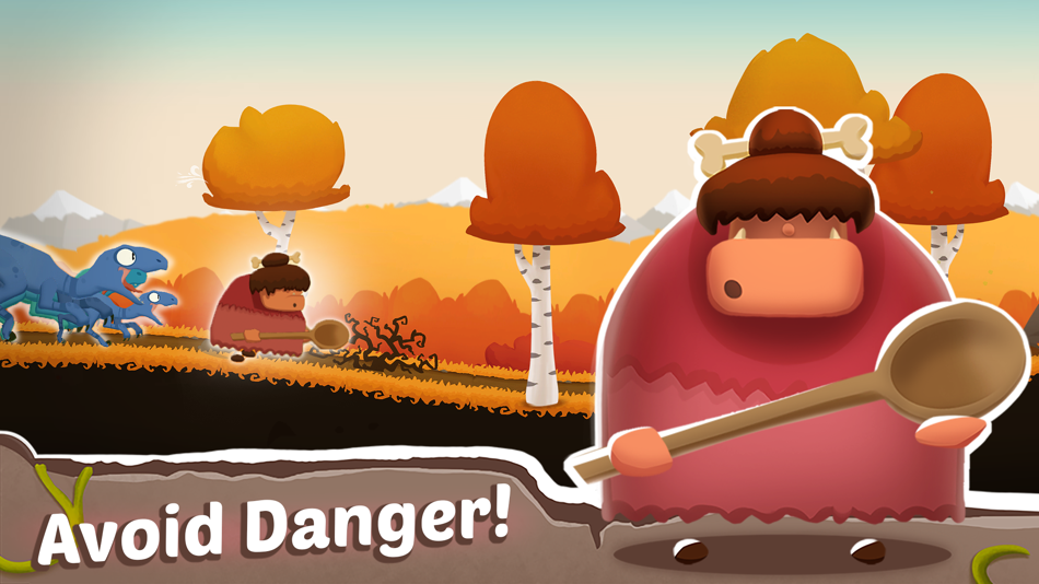 #4. Grugs: Caveman Platformer (iOS) 由: FUNTAPTIC STUDIO SRL