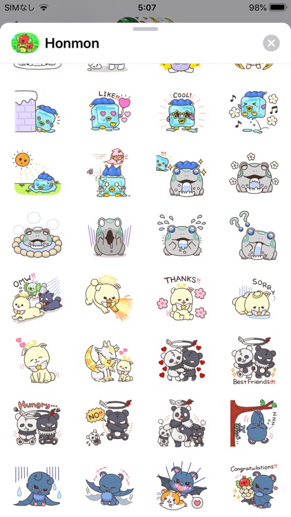 Honmon Vampetit Sticker Pack