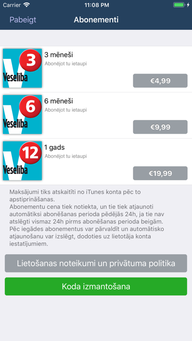 Screenshot #3 pour Veselība
