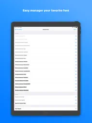 XFont - Custom Font Installer ipad bilder 2