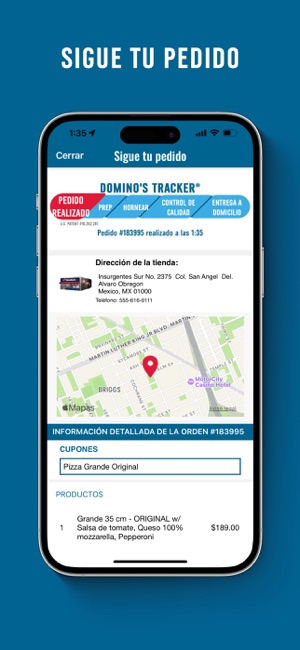 App Store: Domino's Pizza México