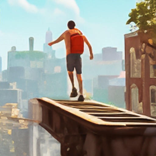 Only Jump Up 3D Parkour Games iOS App