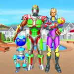Robot Family Simulation Game App Cancel