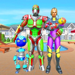 Robot Family Simulation Game