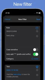 sms filterpro iphone screenshot 3