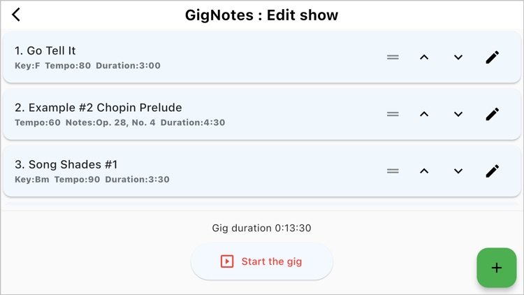 GigNotes Music Setlist Manager screenshot-9