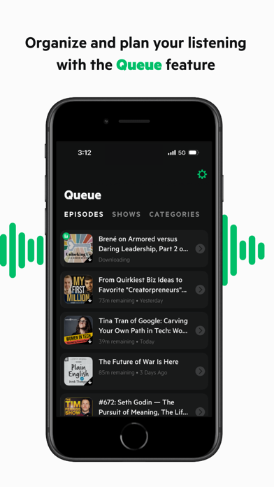 Castro Podcast Player Screenshot