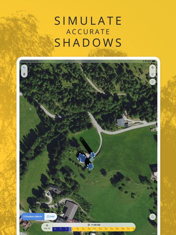 SunOnTrack: Sun Path & Shadows iPad screenshot 6 - Utilities app