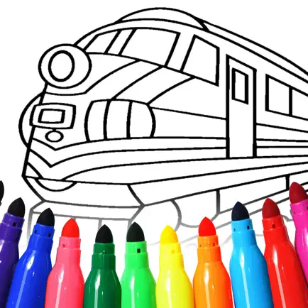 Поезда раскраски страниц Читы