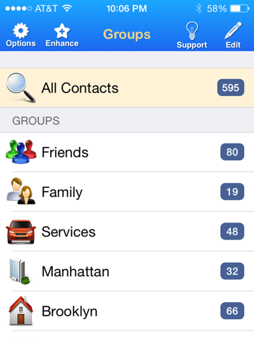 Screenshot #4 pour Groupes – Gérer les contacts!
