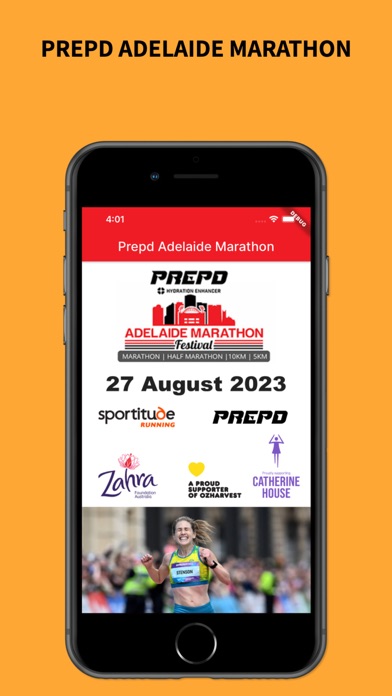Prepd Adelaide Marathon Screenshot