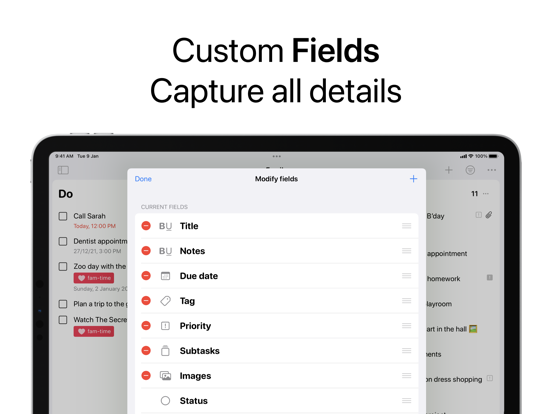 Tasks: Todo Lists & Kanban iPad app afbeelding 8