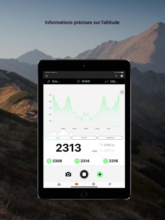 Screenshot #5 pour Altimeter Mountain GPS Tracker