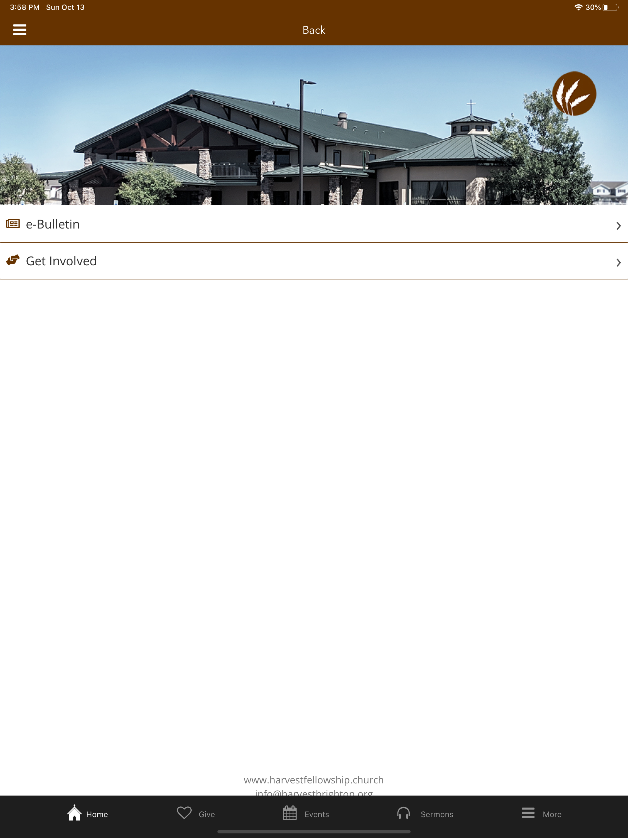 Harvest Fellowship Church screenshot 6