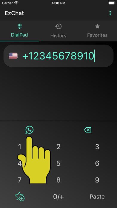 EzChat for WhatsApp Screenshot