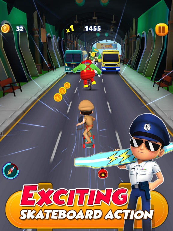 Little Singham Super Skater screenshot 2