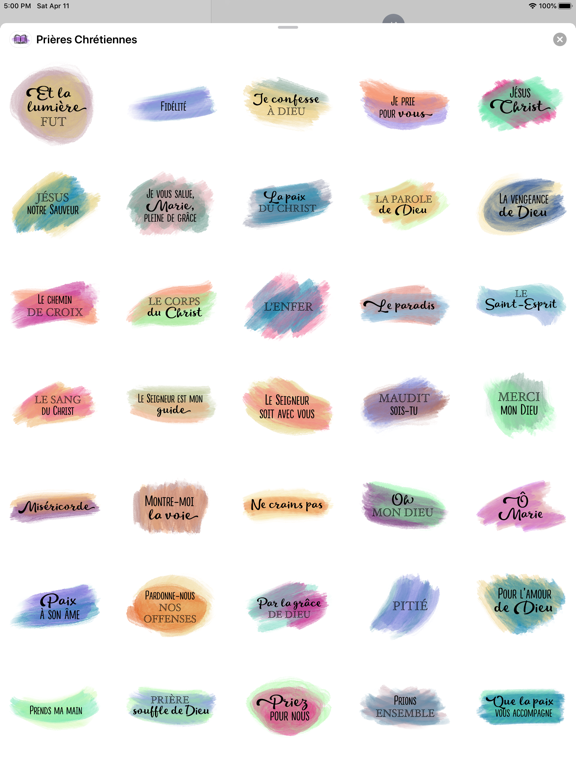 Screenshot #4 for Prières Chrétiennes