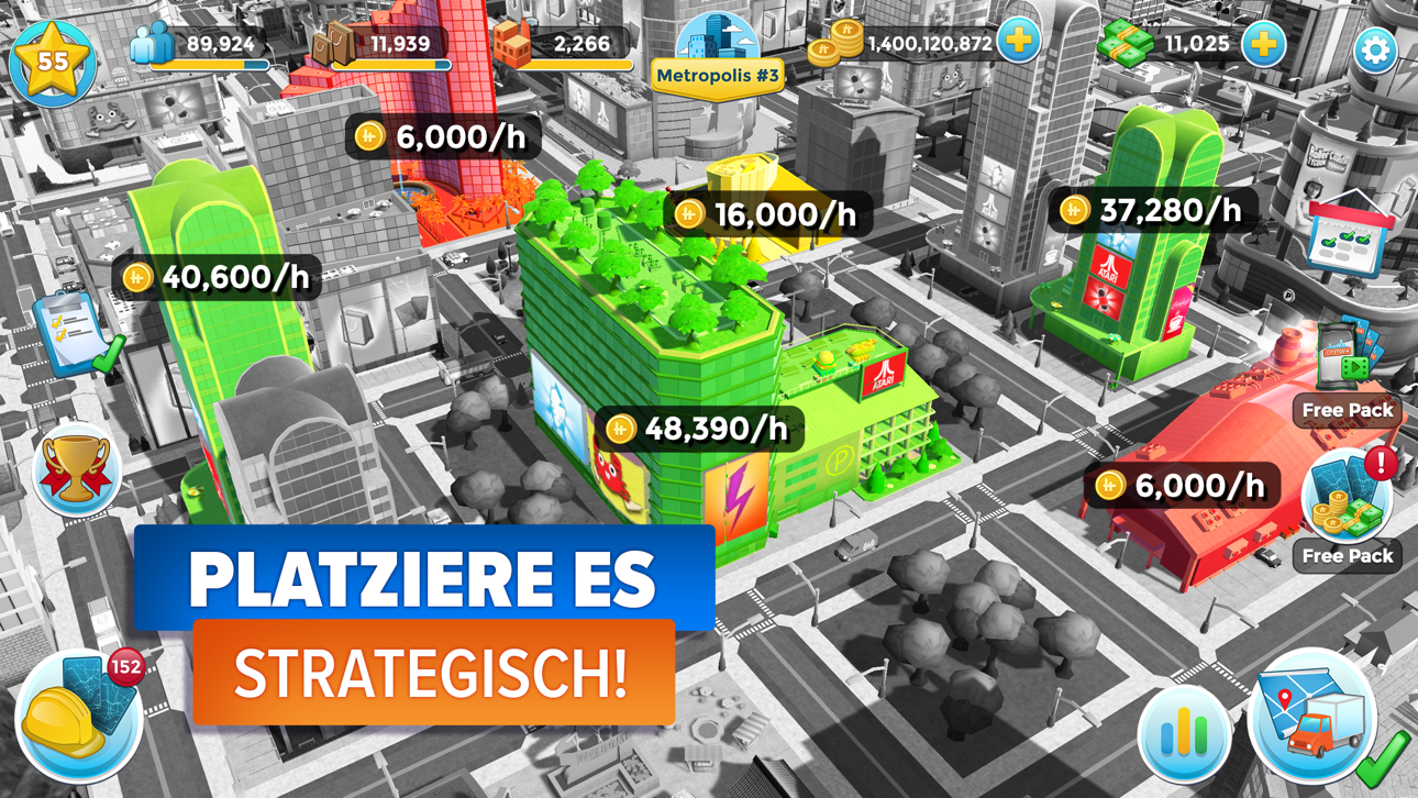 Citytopia® Build Your Own City iOS Mod IPA screenshot 4 - iOS game interface