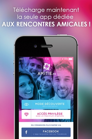 Amitié: Tchat, rencontre, amisのおすすめ画像1