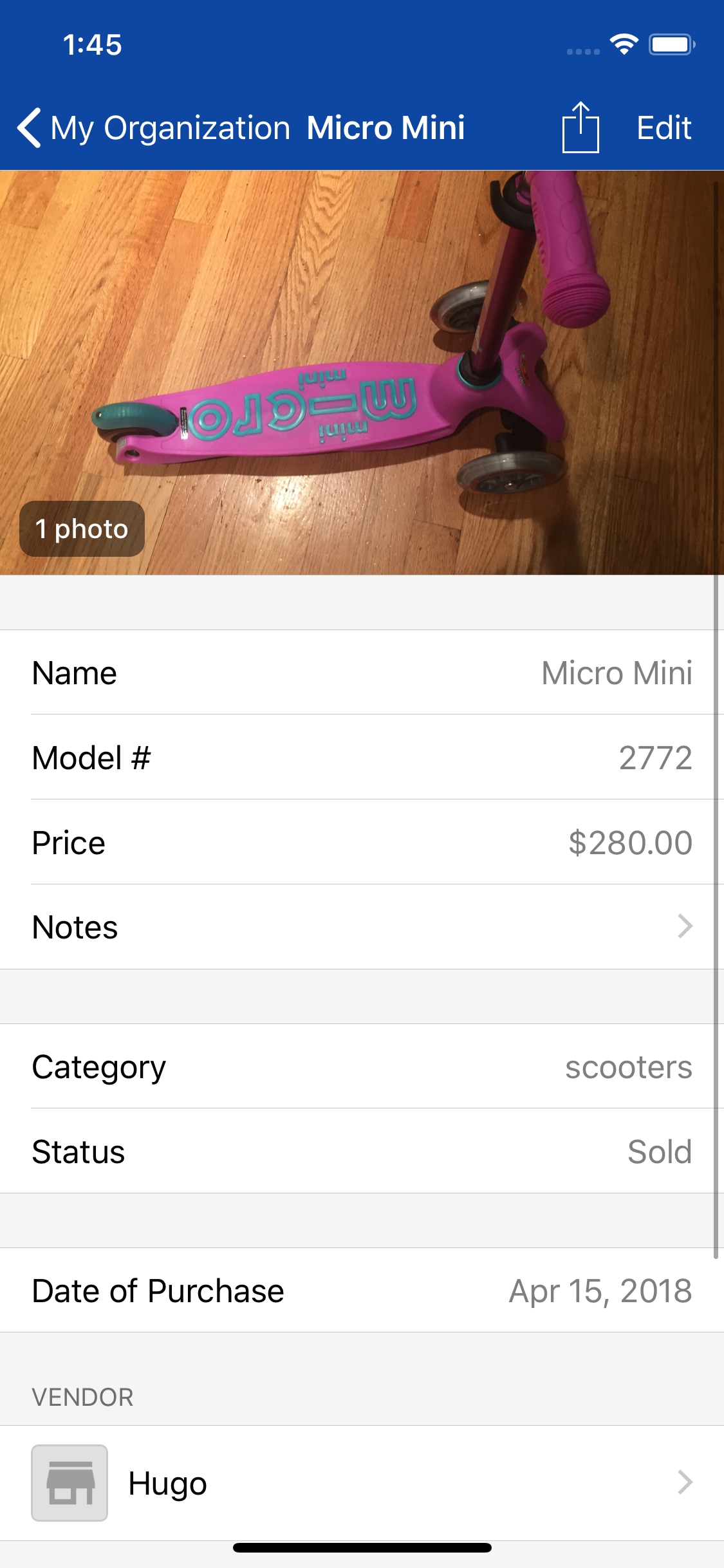 Inventory Pro: MRG