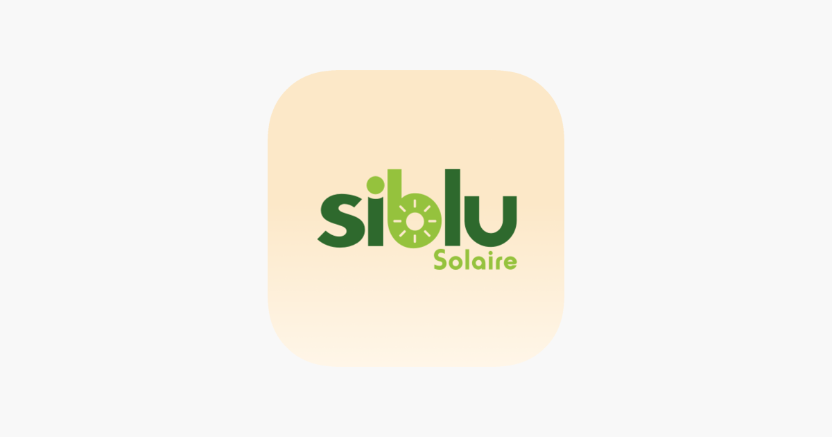 Siblu Solaire dans l'App Store