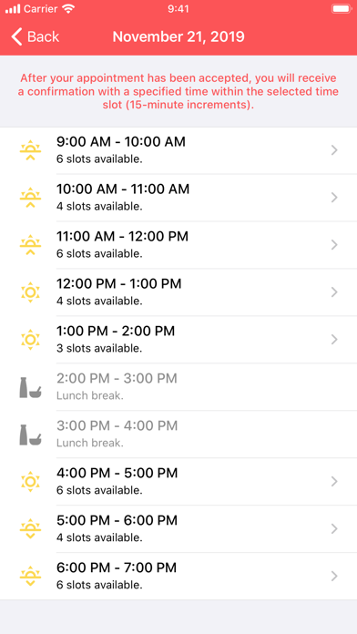 Pain Away - Booking App Screenshot