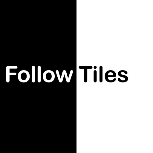 Follow Tiles - Black