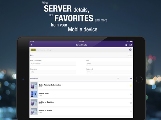 Dispatcher Phoenix Mobile iPad screenshot 1 - Productivity app