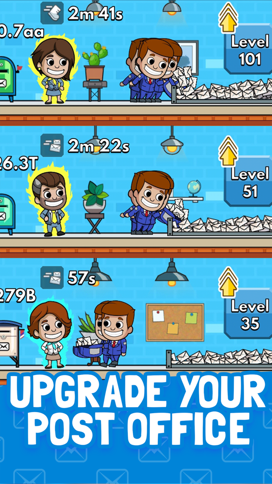 #2. Idle Mail Tycoon (iOS) 来自: Kolibri Games GmbH