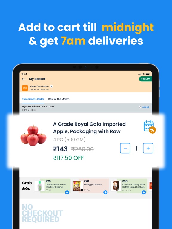 Screenshot #6 pour Milkbasket: Grocery Delivery