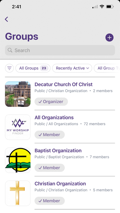My Worship Finder Screenshot