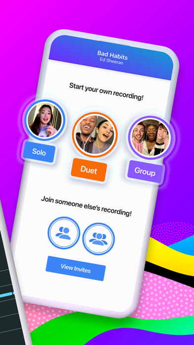 Screenshot 2 of Smule: Karaoke Music Studio App