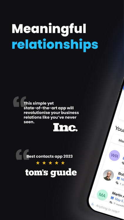 Covve CRM Manage your contacts