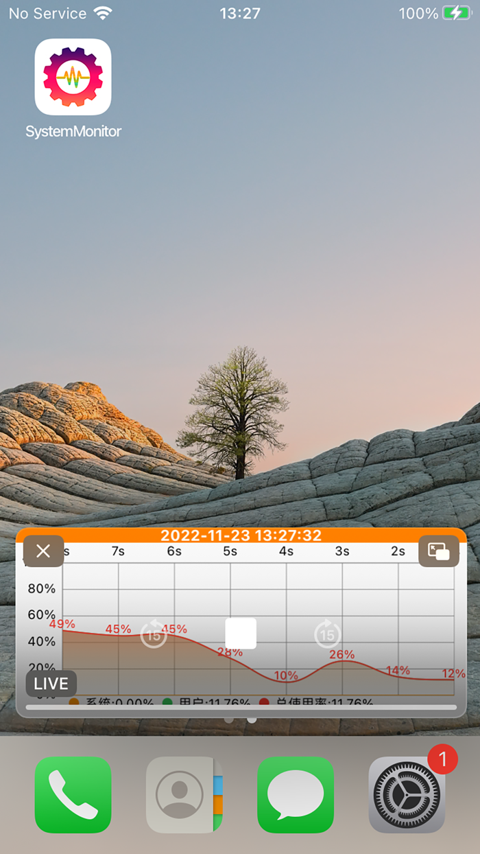 System Monitor - CPU Dasher